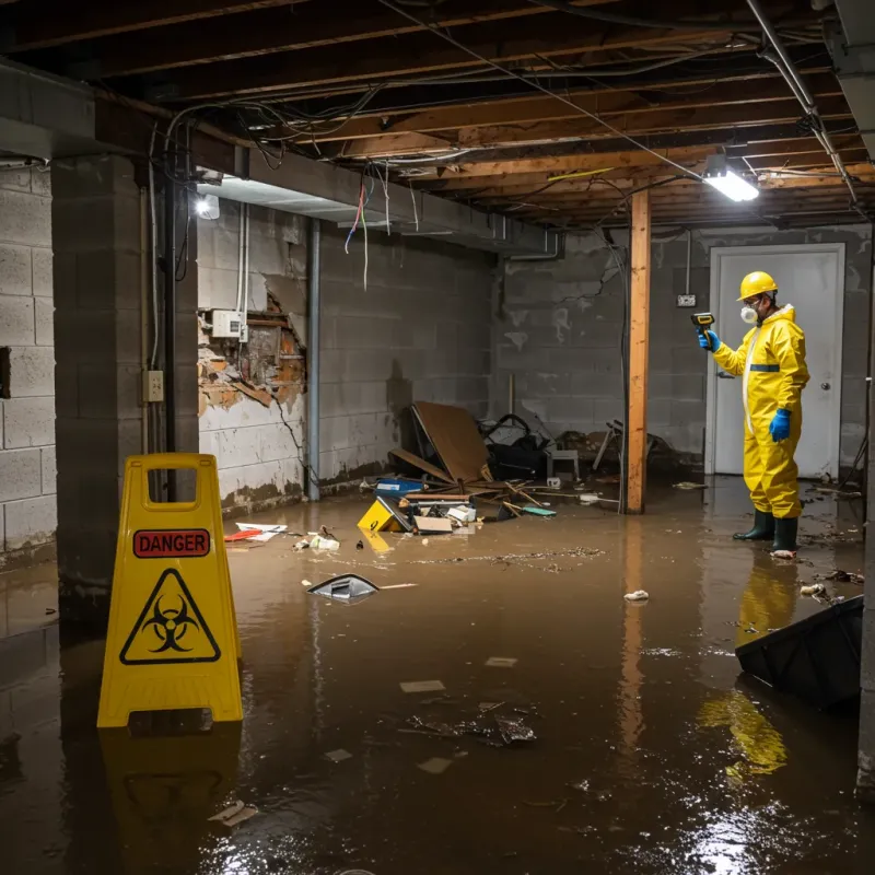 Flooded Basement Electrical Hazard in Rio Verde, AZ Property